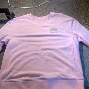 Roots pink crew neck